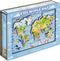UNIDRAGON Houten Kinderpuzzel - Wereldkaart - 100 stukjes - 43x30 cm