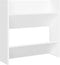 vidaXL - Wandschoenenkasten - 4 - st - 60x18x60 - cm - bewerkt - hout - wit