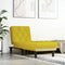 vidaXL - Chaise - longue - fluweel - geel