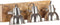 vidaXL Wandlamp industrieel E27 70x23 cm mangohout zilverkleurig