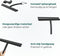 AKSA Home® Vloertrekker met Raamwisser - Douchewisser - Trekker Douche - RVS Vloerwisser - met Steel - Zwart