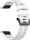 imoshion QuickFit® Siliconen sportbandje - Geschikt voor de Garmin Watch | 22 mm aansluiting - Wit