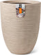 Capi Europe - Vaas Waste Rib NL - Breukbestendig - Terrazzo beige - Ø38 cm - 46x58 cm - 66 l