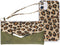 iPhone 11/XR Clutch Case hoesje - Mobilize - Luipaard Groen - Kunstleer