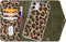 iPhone 11/XR Clutch Case hoesje - Mobilize - Luipaard Groen - Kunstleer