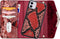iPhone 11/XR Clutch Case hoesje - Mobilize - Slangenprint Rood - Kunstleer