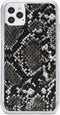 iPhone 12/12 Pro Bookcase hoesje - Mobilize - Slangenprint Zwart - Kunstleer
