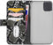 iPhone 12/12 Pro Bookcase hoesje - Mobilize - Slangenprint Zwart - Kunstleer