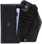 iPhone 12/12 Pro Clutch Case hoesje - Mobilize - Croco Zwart - Kunstleer