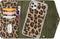 iPhone 12/12 Pro Clutch Case hoesje - Mobilize - Luipaard Groen - Kunstleer