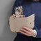 iPhone 12/12 Pro Clutch Case hoesje - Mobilize - Slangenprint Beige - Kunstleer