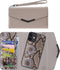 iPhone 12/12 Pro Clutch Case hoesje - Mobilize - Slangenprint Beige - Kunstleer