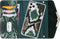 iPhone 12/12 Pro Clutch Case hoesje - Mobilize - Slangenprint Donkergroen - Kunstleer