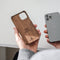iPhone 12 Mini Backcase hoesje - Woodcessories - Walnotenhout - Hout