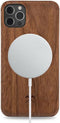 iPhone 12 Mini Backcase hoesje - Woodcessories - Walnotenhout - Hout