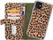iPhone 12 Mini Bookcase hoesje - Mobilize - Luipaard Groen - Kunstleer