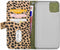 iPhone 12 Mini Bookcase hoesje - Mobilize - Luipaard Groen - Kunstleer