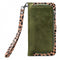 iPhone 12 Mini Bookcase hoesje - Mobilize - Luipaard Groen - Kunstleer