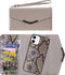 iPhone 12 Mini Clutch Case hoesje - Mobilize - Slangenprint Beige - Kunstleer