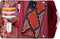iPhone 12 Mini Clutch Case hoesje - Mobilize - Slangenprint Rood - Kunstleer