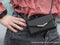 iPhone 12 Pro Max Clutch Case hoesje - Mobilize - Croco Zwart - Kunstleer