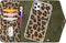 iPhone 12 Pro Max Clutch Case hoesje - Mobilize - Luipaard Groen - Kunstleer