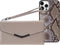 iPhone 12 Pro Max Clutch Case hoesje - Mobilize - Slangenprint Beige - Kunstleer