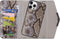 iPhone 12 Pro Max Clutch Case hoesje - Mobilize - Slangenprint Beige - Kunstleer