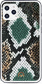 iPhone 12 Pro Max Clutch Case hoesje - Mobilize - Slangenprint Donkergroen - Kunstleer