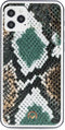 iPhone 12 Pro Max Clutch Case hoesje - Mobilize - Slangenprint Donkergroen - Kunstleer