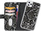 iPhone 12 Pro Max Clutch Case hoesje - Mobilize - Slangenprint Zwart - Kunstleer