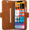 iPhone 13 Bookcase hoesje - dbramante1928 - Effen Cognac - Leer