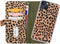 iPhone 13 Mini Bookcase hoesje - Mobilize - Luipaard Groen - Kunstleer