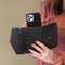 iPhone 13 Mini Clutch Case hoesje - Mobilize - Croco Zwart - Kunstleer