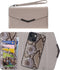 iPhone 13 Mini Clutch Case hoesje - Mobilize - Slangenprint Beige - Kunstleer