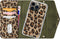 iPhone 13 Pro Clutch Case hoesje - Mobilize - Luipaard Groen - Kunstleer