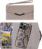 iPhone 13 Pro Clutch Case hoesje - Mobilize - Slangenprint Beige - Kunstleer