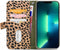 iPhone 13 Pro Max Bookcase hoesje - Mobilize - Luipaard Groen - Kunstleer