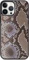 iPhone 13 Pro Max Clutch Case hoesje - Mobilize - Slangenprint Beige - Kunstleer
