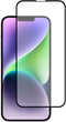 iPhone 14 Pro Plus screenprotector - Full Cover - Gehard glas - Zwart - Just in Case
