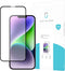 iPhone 14 Pro Plus screenprotector - Full Cover - Gehard glas - Zwart - Just in Case