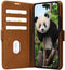 iPhone 15 Bookcase hoesje - dbramante1928 - Effen Cognac - Leer