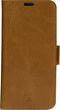 iPhone 15 Bookcase hoesje - dbramante1928 - Effen Cognac - Leer