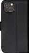 iPhone 15 Bookcase hoesje - dbramante1928 - Effen Zwart - Leer