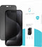 iPhone 15 Pro Full Cover Tempered Glass - Screenprotector - Black