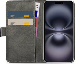 iPhone 16 Plus Bookcase - Zwart