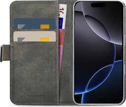 iPhone 16 Pro Bookcase - Zwart