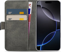 iPhone 16 Pro Max Bookcase - Zwart