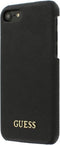 iPhone 8/7 Backcase hoesje - Guess - Zwart - Kunstleer