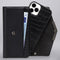iPhone SE (2020)/8/7/6s/6 Clutch Case hoesje - Mobilize - Croco Zwart - Kunstleer